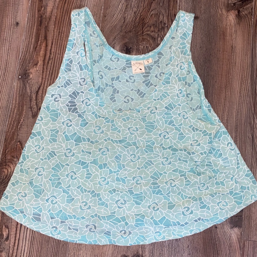 LA hearts crop tank